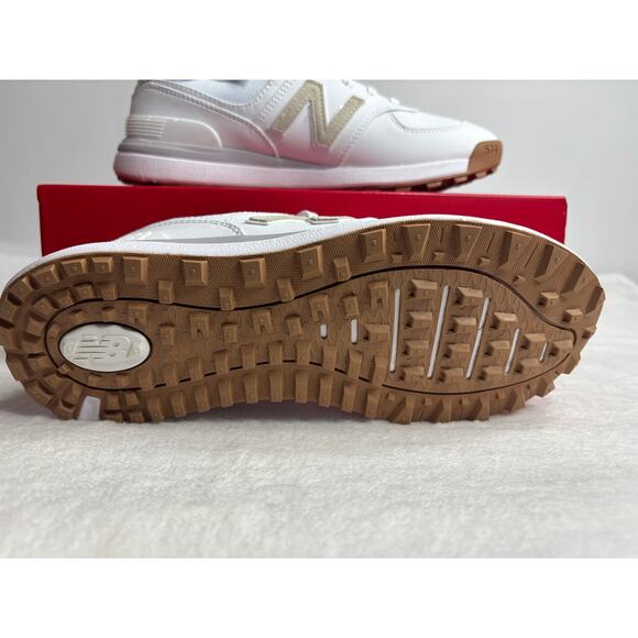 New Balance Women’s White 574 Greens V2 (US Size 8) NIB spikeless golf shoes - Picture 4 of 6